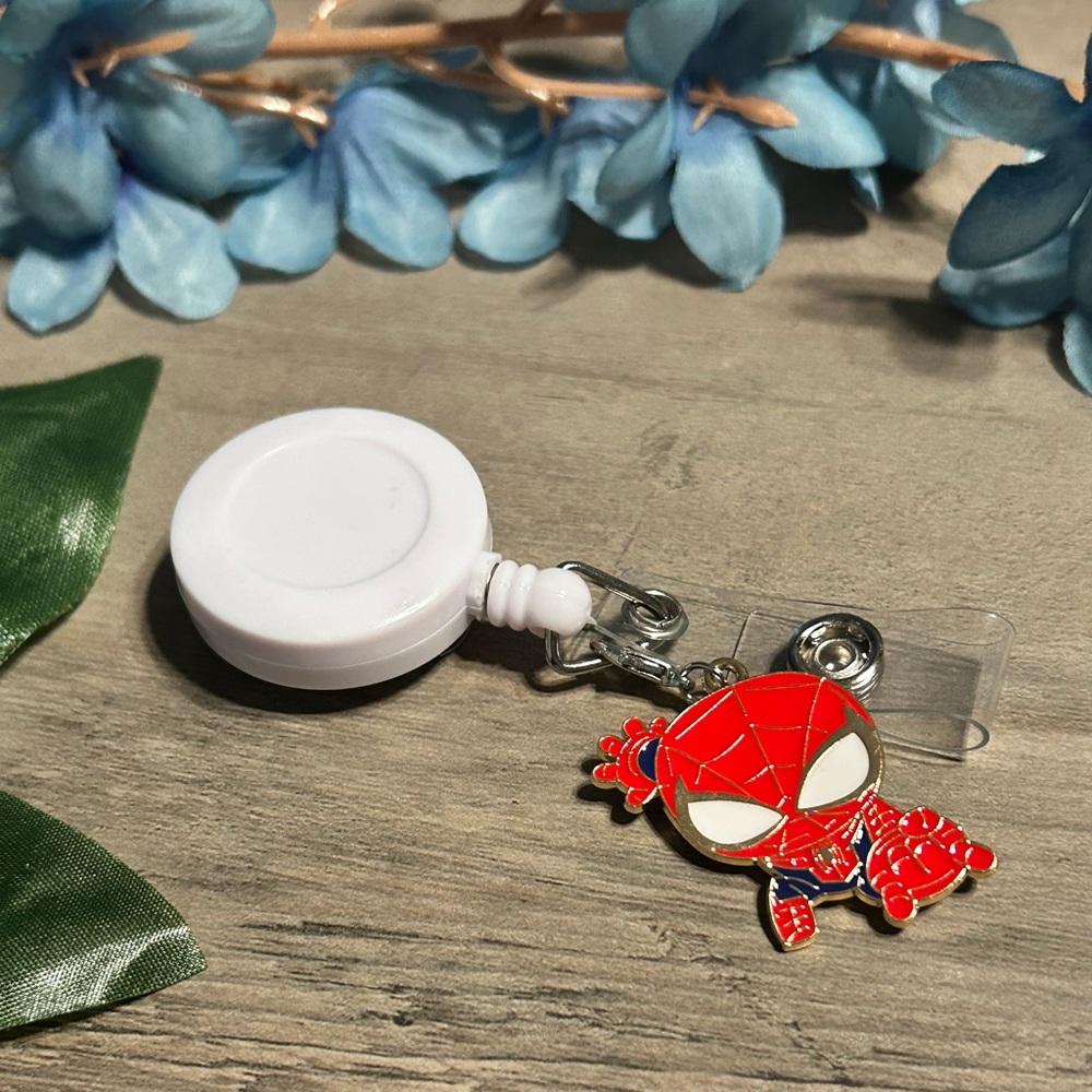 Spiderman Badge Reel Charm